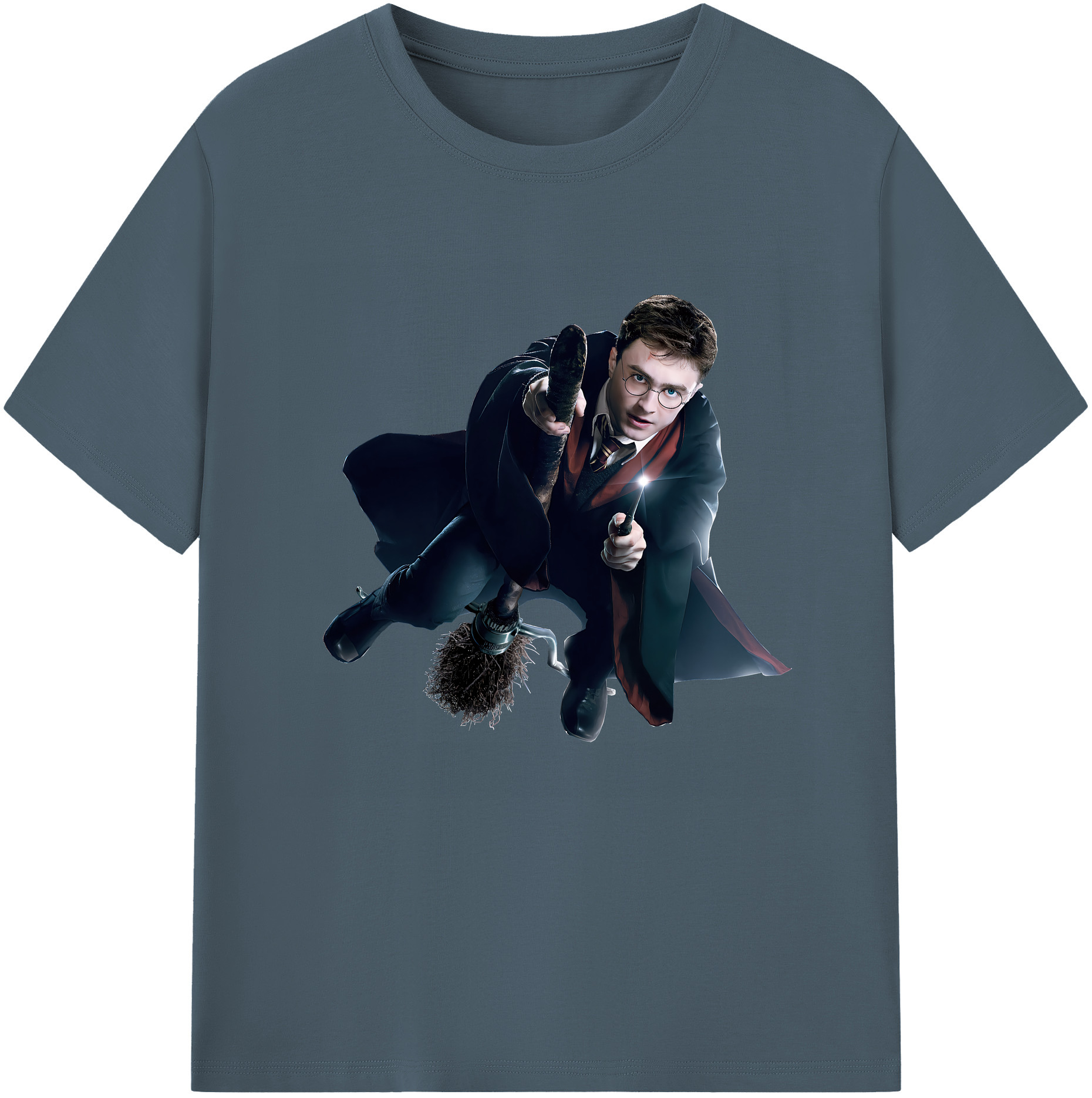 （画像用） Harry Potter ハリー・ポッターシリーズ 綿100％半袖Tシャツ（フロントプリント）